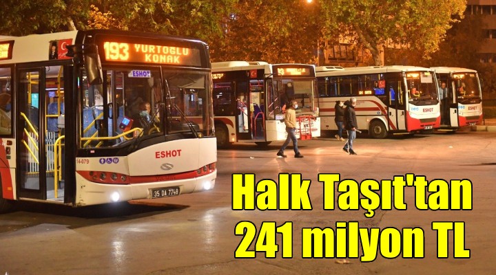 Halk Taşıt ile İzmirliler'e 4 yılda 241 milyon liralık katkı
