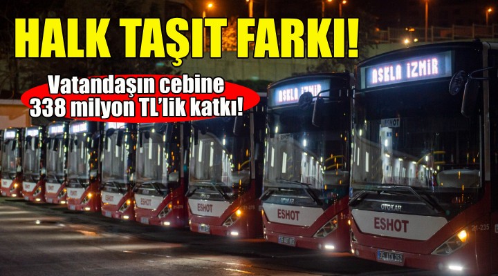 Halk Taşıt'la vatandaşın cebine 338 milyon TL’lik katkı!