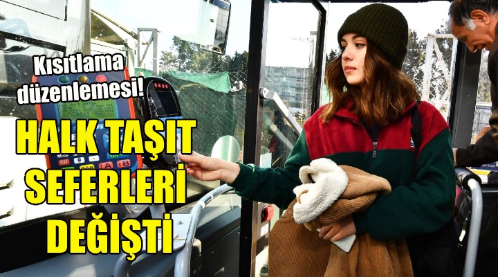 Halk Taşıt'ta akşam seferleri 1 saat öne çekildi!