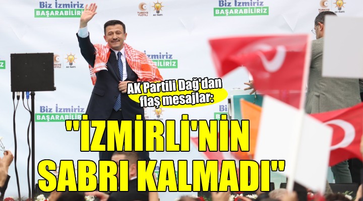 Hamza Dağ'a coşkulu karşılama... 'İZMİRLİ'NİN SABRI KALMADI'