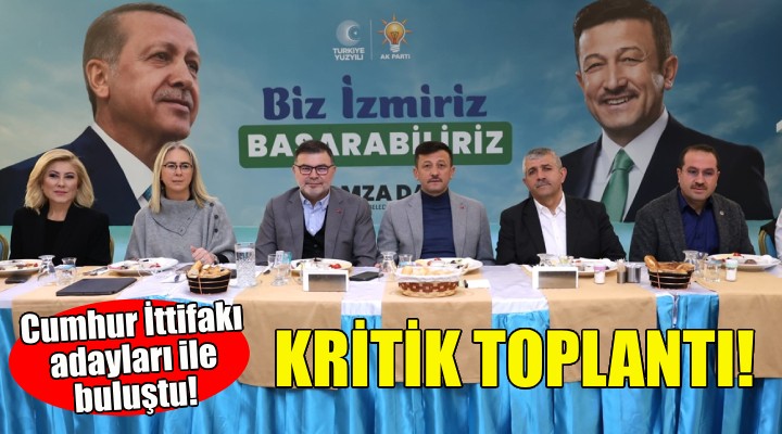 Hamza Dağ'dan kritik toplantı... Yol haritası konuşuldu!