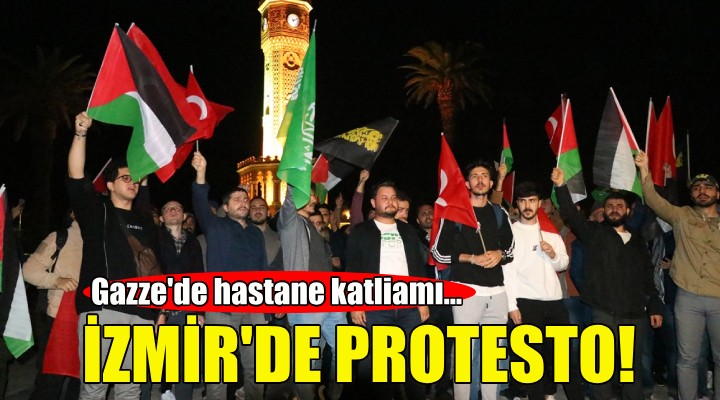 Hastane katliamı... İzmir'de protesto!