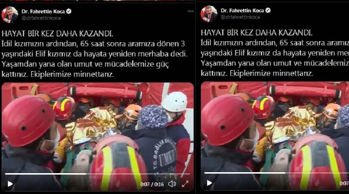 Hayat bir kez daha kazandı