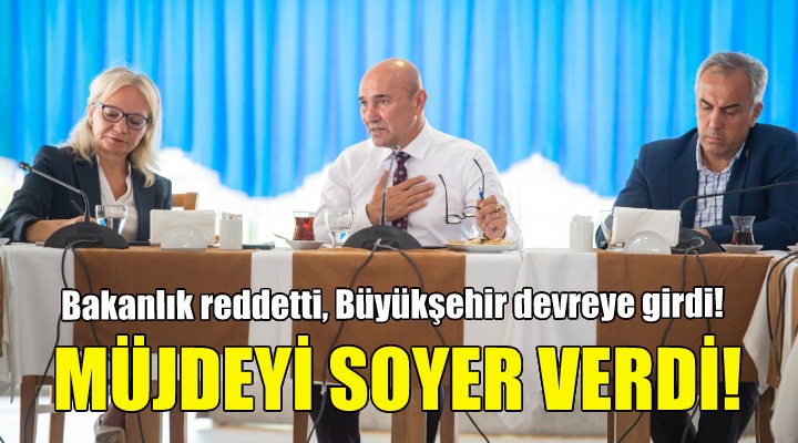 Heyelan mağduru vatandaşlara müjdeyi Soyer verdi!