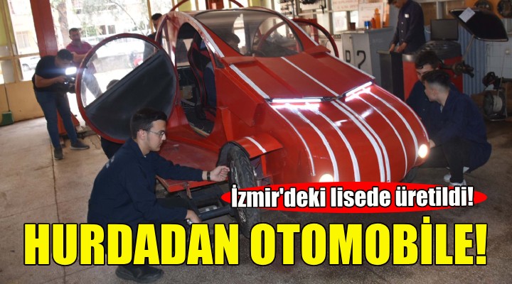 Hurda malzemelerden otomobil yaptılar!