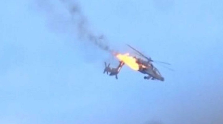 Hutiler Suud AH-64'ünü böyle vurdu
