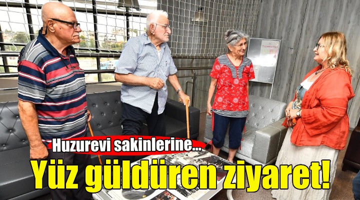 Huzurevi sakinlerine yüz güldüren ziyaret!