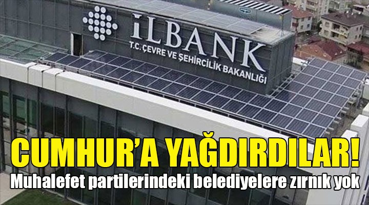 İLBANK skandalı! Cumhur İttifakı belediyelerine var Millet İttifakı'na yok!