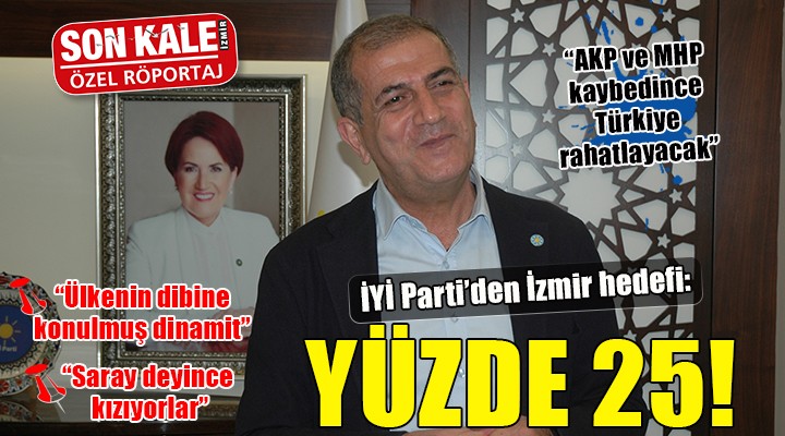 İYİ Parti'den İzmir hedefi: YÜZDE 25!
