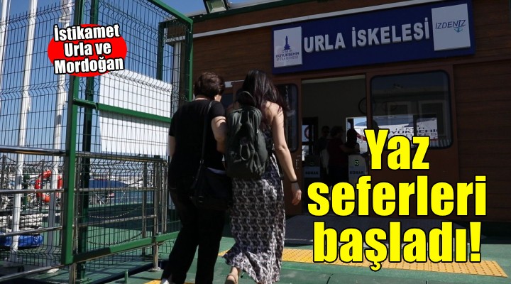 İZDENİZ'in Yaz Seferleri ile istikamet Urla ve Mordoğan