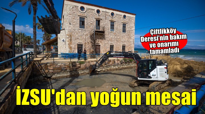 İZSU, Çiftlikköy Deresi'nde bakım ve onarımı tamamladı