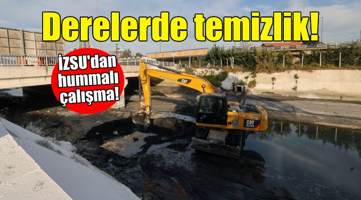 İZSU'dan dere temizliği seferberliği!