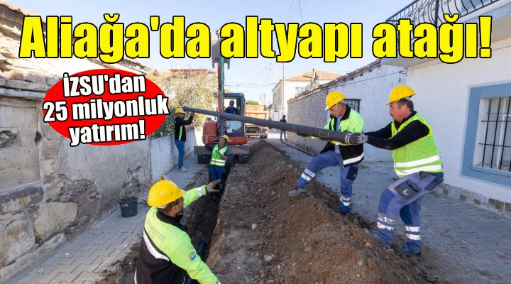 İZSU'dan Aliağa'da altyapı atağı!