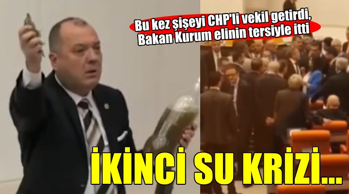 İkinci su krizi... Bu kez sişeyi CHP'li vekil getirdi!