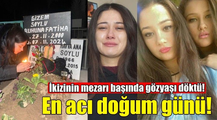 İkiz kardeşleri kaza ayırdı... Doğum gününü mezarı başında kutladı!