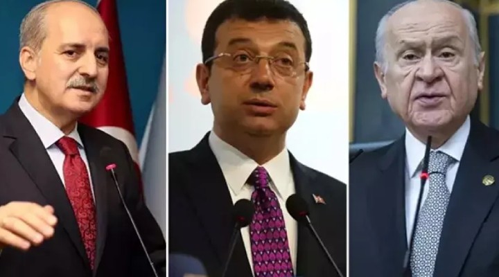 İmamoğlu, Bahçeli ve Kurtulmuş'tan randevu istedi!