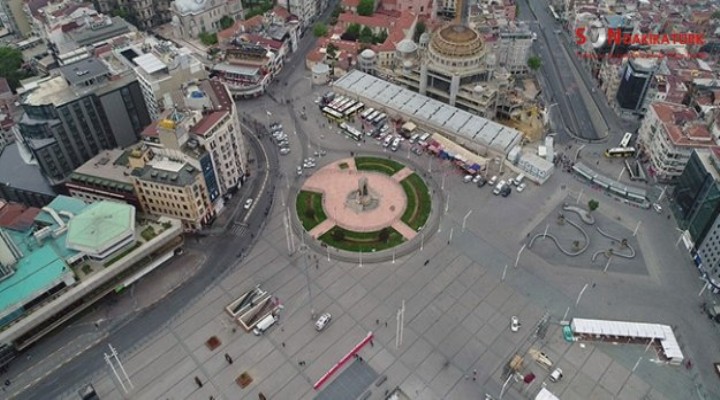 İmamoğlu, Taksim Meydanı'nın yeniden düzenlenmesi için düğmeye bastı!