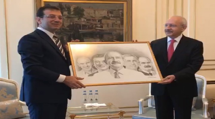İmamoğlu'na Kılıçdaroğlu ziyareti..Dikkat çeken tablo