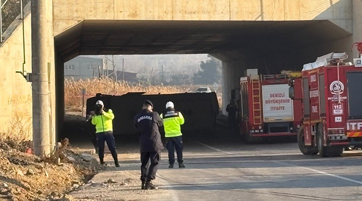 İşçi servisi devrildi: 4 ölü, 6 yaralı