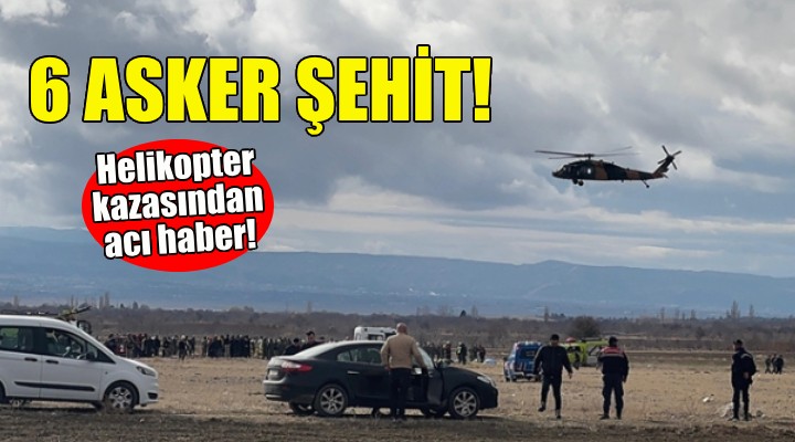 Isparta'da askeri helikopter düştü: 6 şehit!