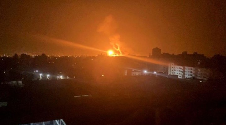 İsrail, Gazze'yi vurdu