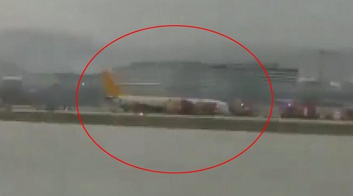 İstanbul'da yolcu uçağı pistten çıktı!
