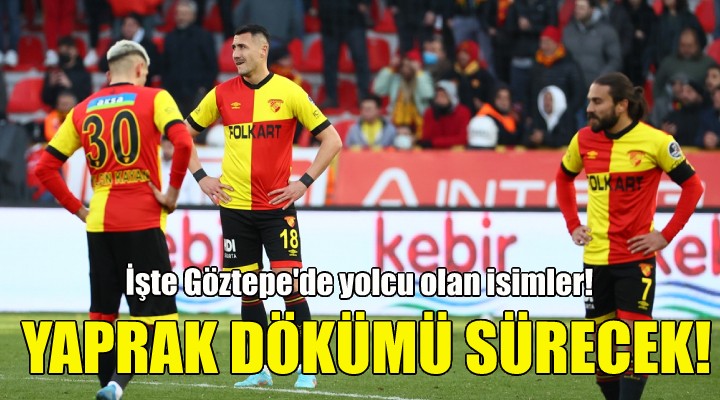 İşte Göztepe'de yolcu olan isimler!