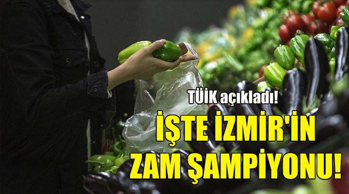 İşte İzmir'in zam şampiyonu!