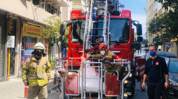 İtfaiyeden doğum günü sürprizi