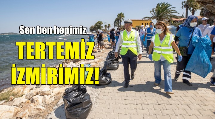 İzmir 20 Ağustos'ta temizlik için sokakta!