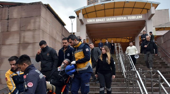 İzmir Adliyesi'nde deprem tatbikatı yapıldı