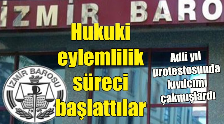 İzmir Barosu 'hukuki eylemlilik' sürecini başlattı