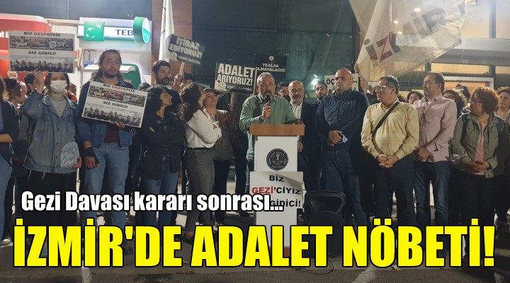 İzmir Barosu'ndan Adalet Nöbeti!
