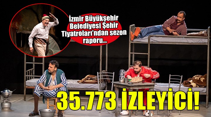 İzmir Büyükşehir Beediyesi Şehir Tiyatrosu'ndan sezon raporu...