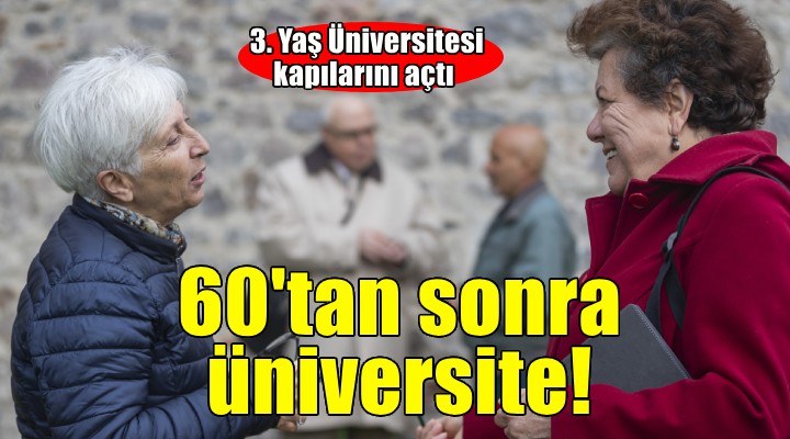 İzmir Büyükşehir Belediyesi 3. Yaş Üniversitesi kapılarını açtı