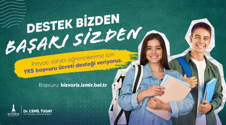 İzmir Büyükşehir Belediyesi'nden öğrencilere YKS ücreti desteği