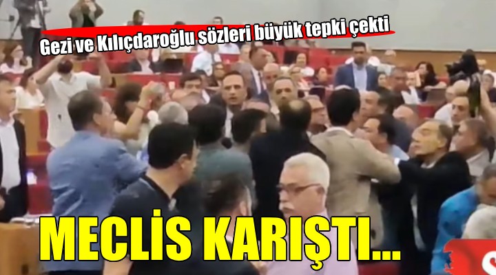 İzmir Büyükşehir Meclisi karıştı... Gezi ve Kılıçdaroğlu sözleri büyük tepki çekti!