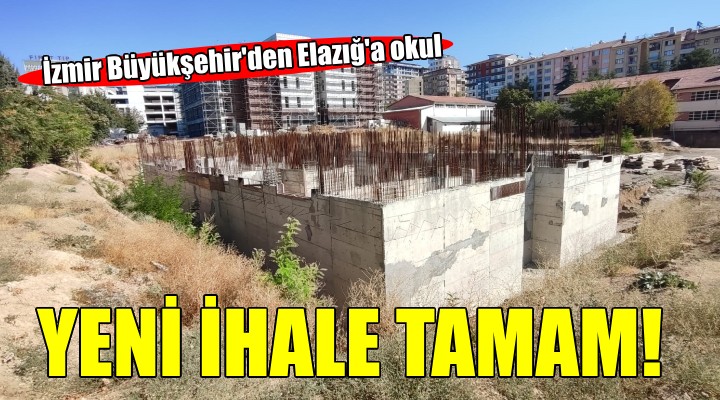 İzmir Büyükşehir'den Elazığ'a okul...