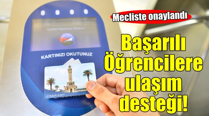 İzmir Büyükşehir'den başarılı öğrencilere ulaşım desteği!