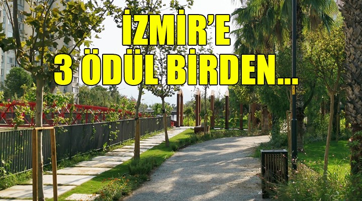 İzmir Büyükşehir'e 3 ödül birden