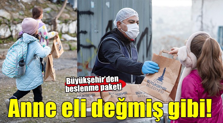 İzmir Büyükşehir'den miniklere beslenme paketi