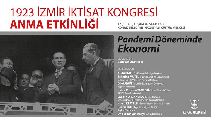 İzmir İktisat Kongresi'nin 98. yıl dönümüne özel anma