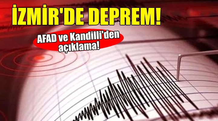 İzmir Körfezi'nde deprem!