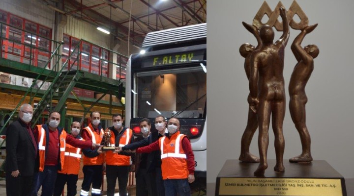 İzmir Metrosu'na mükemmellik ödülü