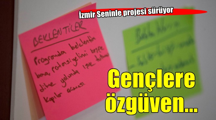 İzmir Seninle Projesi tüm hızıyla sürüyor