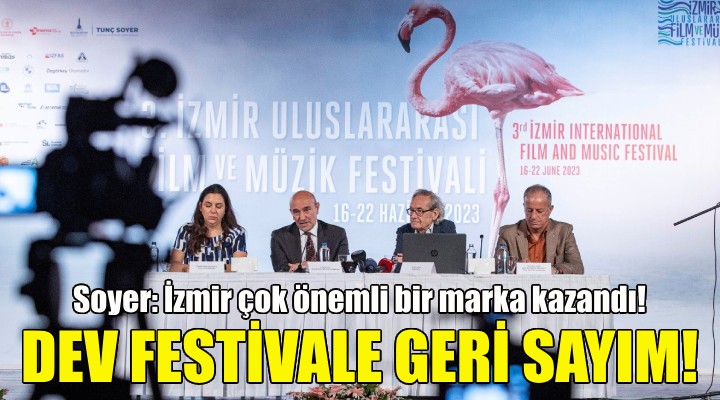 İzmir Uluslararası Film ve Müzik Festivali'ne geri sayım!