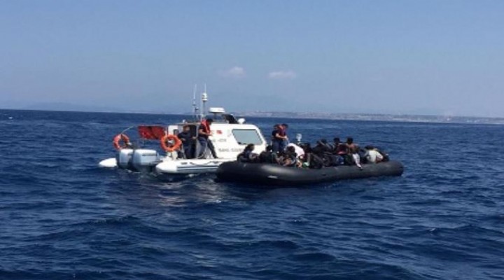 İzmir'de 105 kaçak göçmen daha