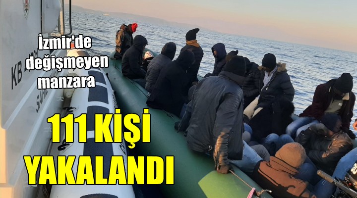 İzmir'de 11 kaçak göçmen yakalandı
