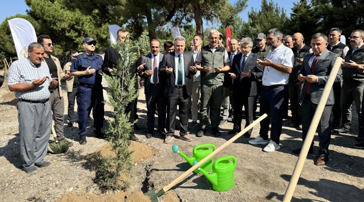 İzmir'de 15 Temmuz şehitleri için hatıra ormanı oluşturuldu!