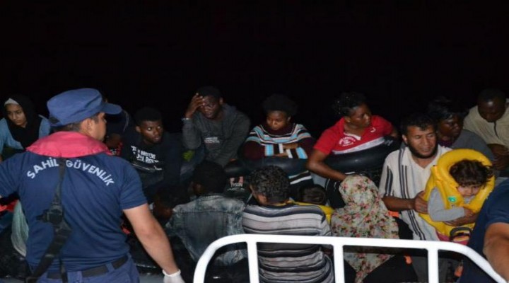 İzmir'de 153 kaçak göçmen yakalandı